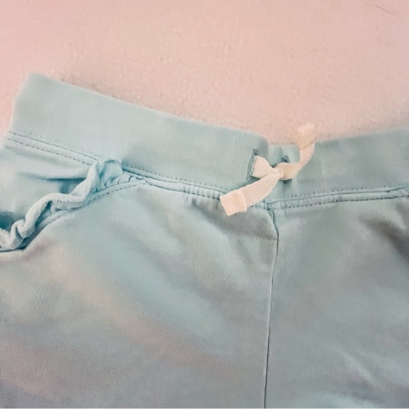 Carters Light Blue Cotton Shorts - Picture 3 of 5